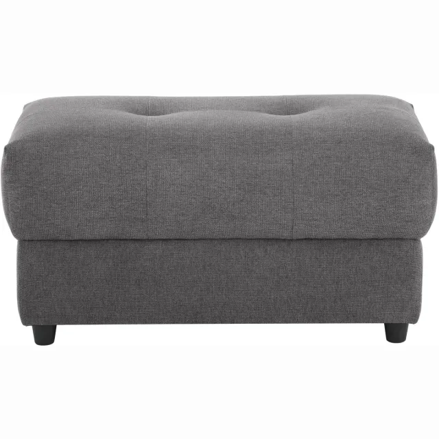 Notio Living Tanaro-Poef - Antraciet Stof