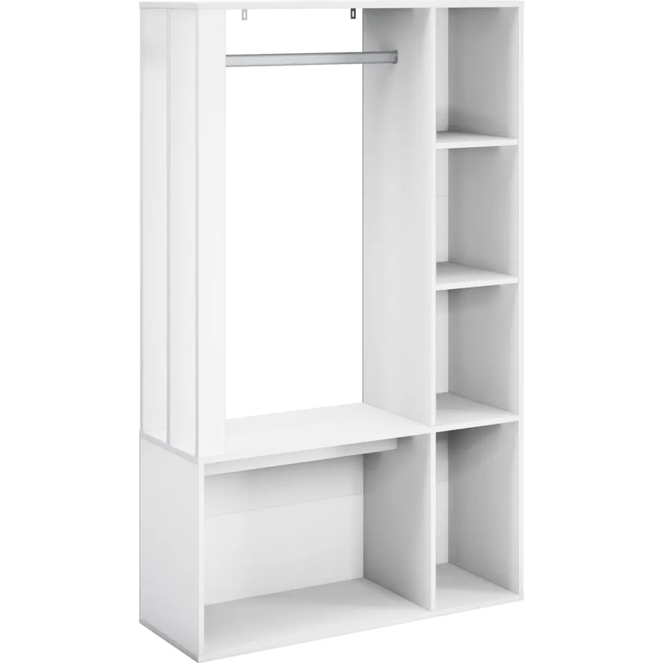 vidaXL Garderobekast Wit 91 x 32 x 150,5 cm, foto 3