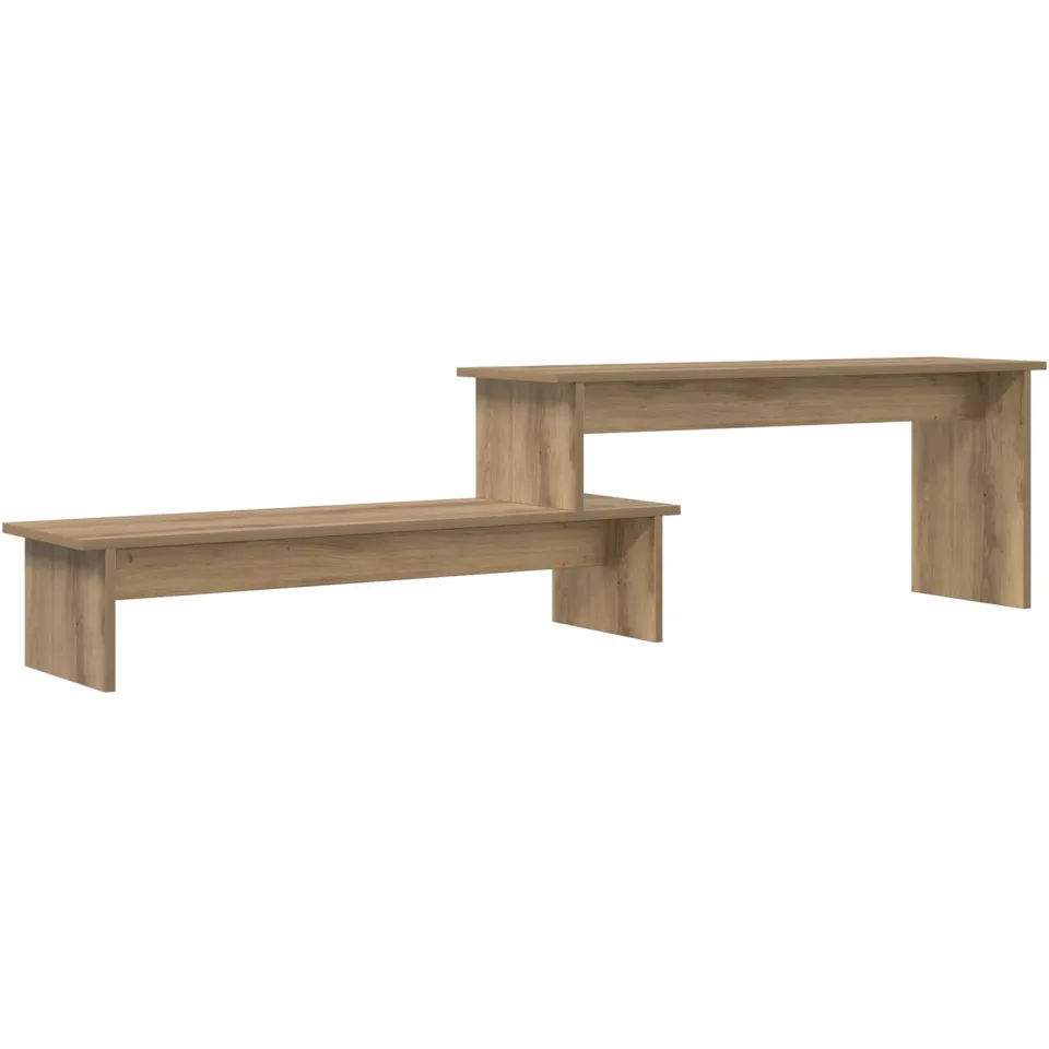 vidaXL Tv-meubelset 180,5 x 30 x 43 cm Artisan Eiken Bewerkt hout, foto 3
