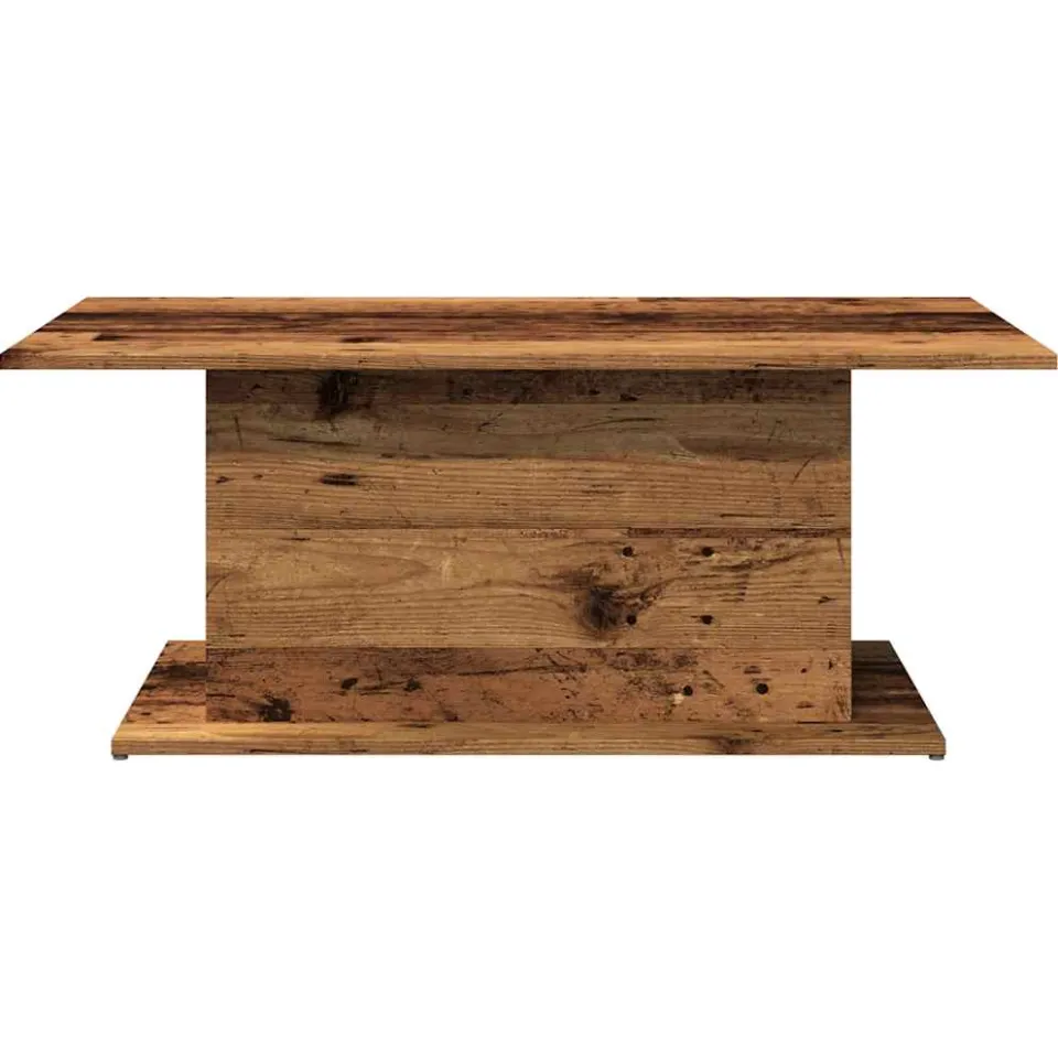 vidaXL Salontafel 102x55,5x40 cm bewerkt hout oude houtkleurig bruin, foto 4
