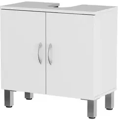 Baseline - Praxis Eigen Merk Baseline Wastafelonderkast Essenziale 60cm - Wit Mat - Met 2 Deuren, foto 4