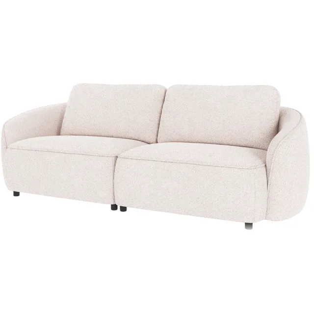 Rowico Home Norris gestoffeerde 3 zitsbank wit - 226 cm