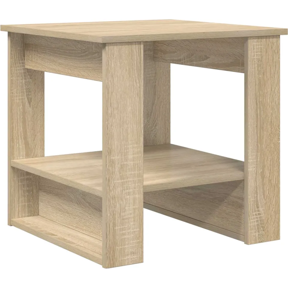 vidaXL Salontafel Sonoma Eiken 51 x 50 x 50 cm Bewerkt hout, foto 3