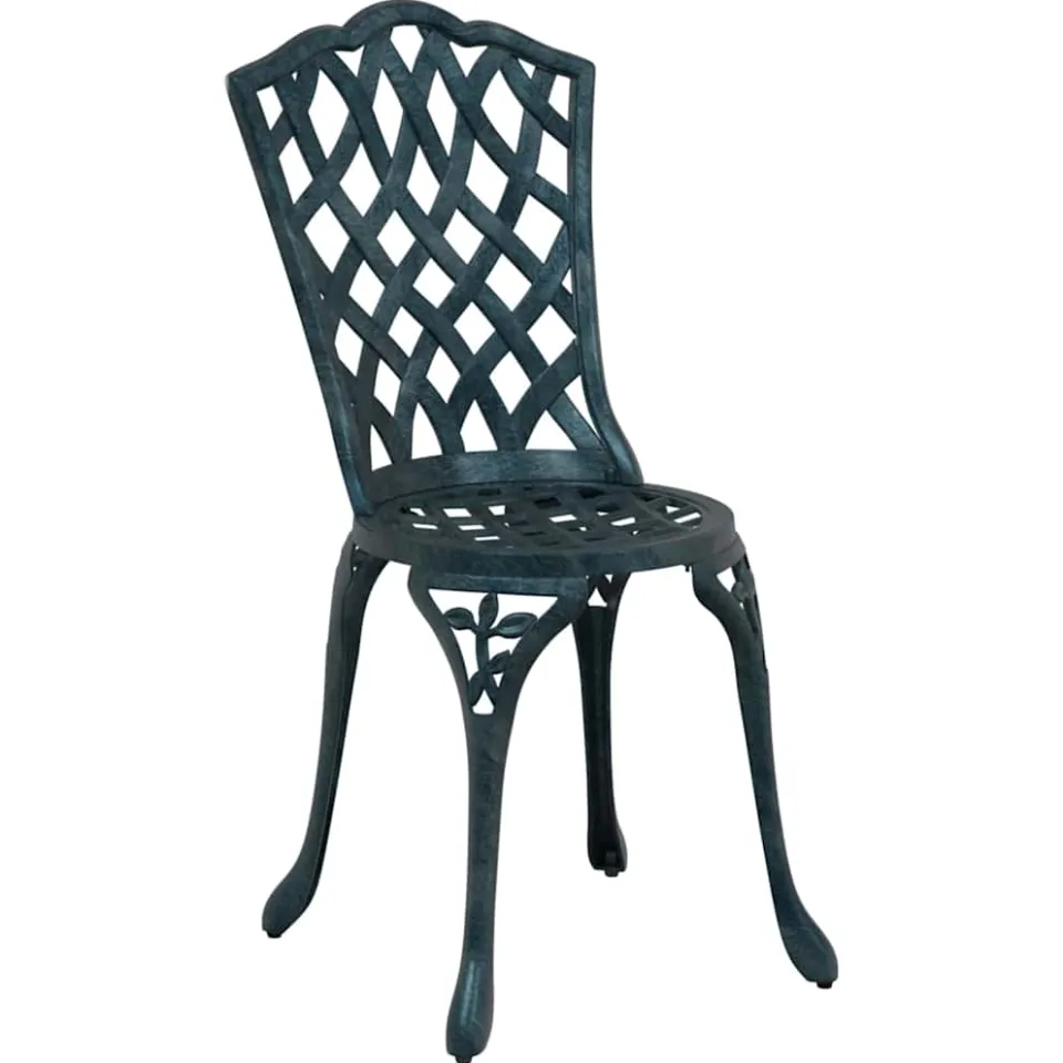 vidaXL Tuin Bistro Set 3 st Groen Aluminium, foto 3