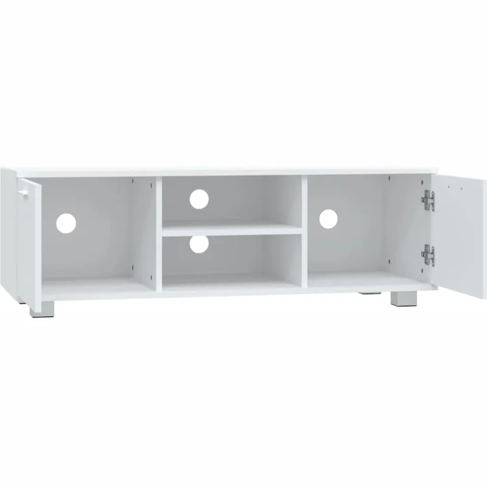 vidaXL Tv-meubel 120x40,5x35 cm bewerkt hout wit, foto 3