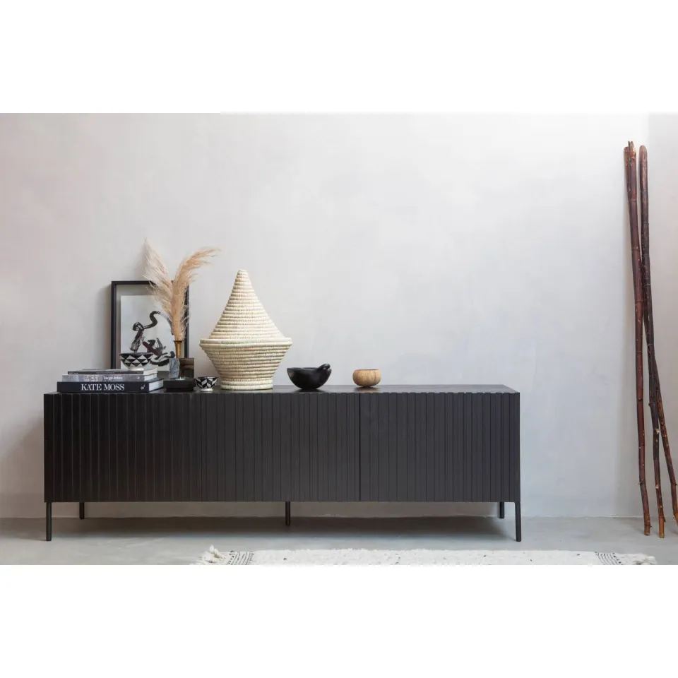 WOOOD Grand Gravure tv-meubel zwart, foto 4