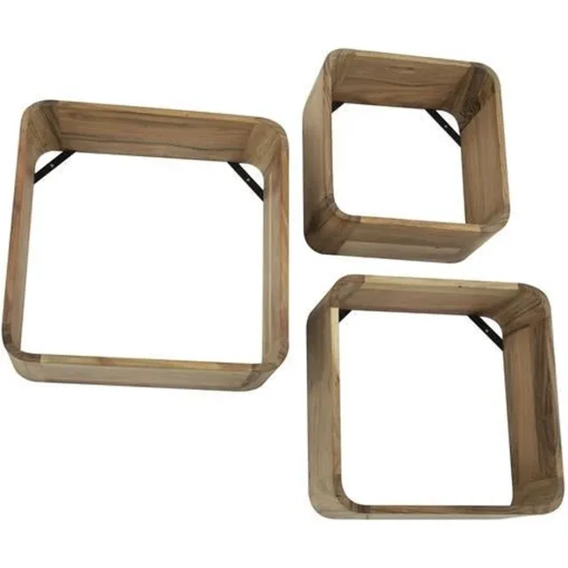 Dimehouse DH Interior Wandplank Mitchel - Hout - Massief acacia - Scandinavisch & Basic - 40 x 15 x 40 cm