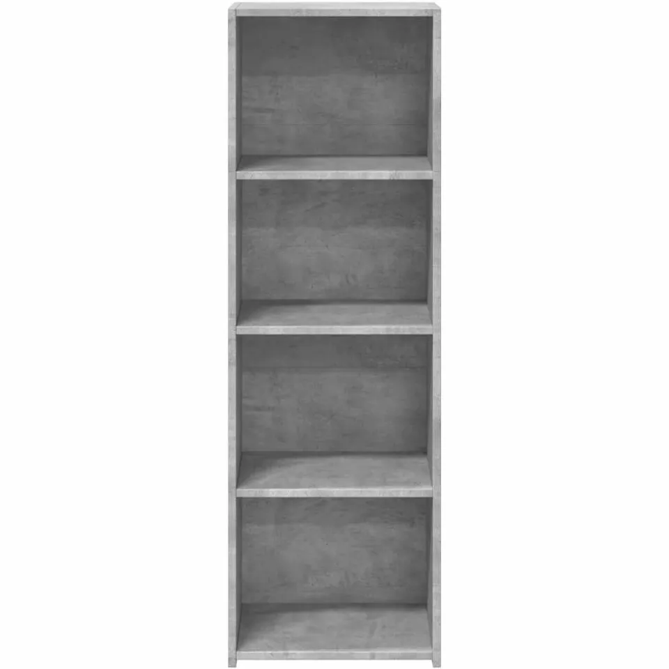 vidaXL Hoge kast 40x41x124 cm bewerkt hout betongrijs
