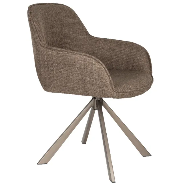 AnLi Style Chair Toye Brown - set van 2 Bruin