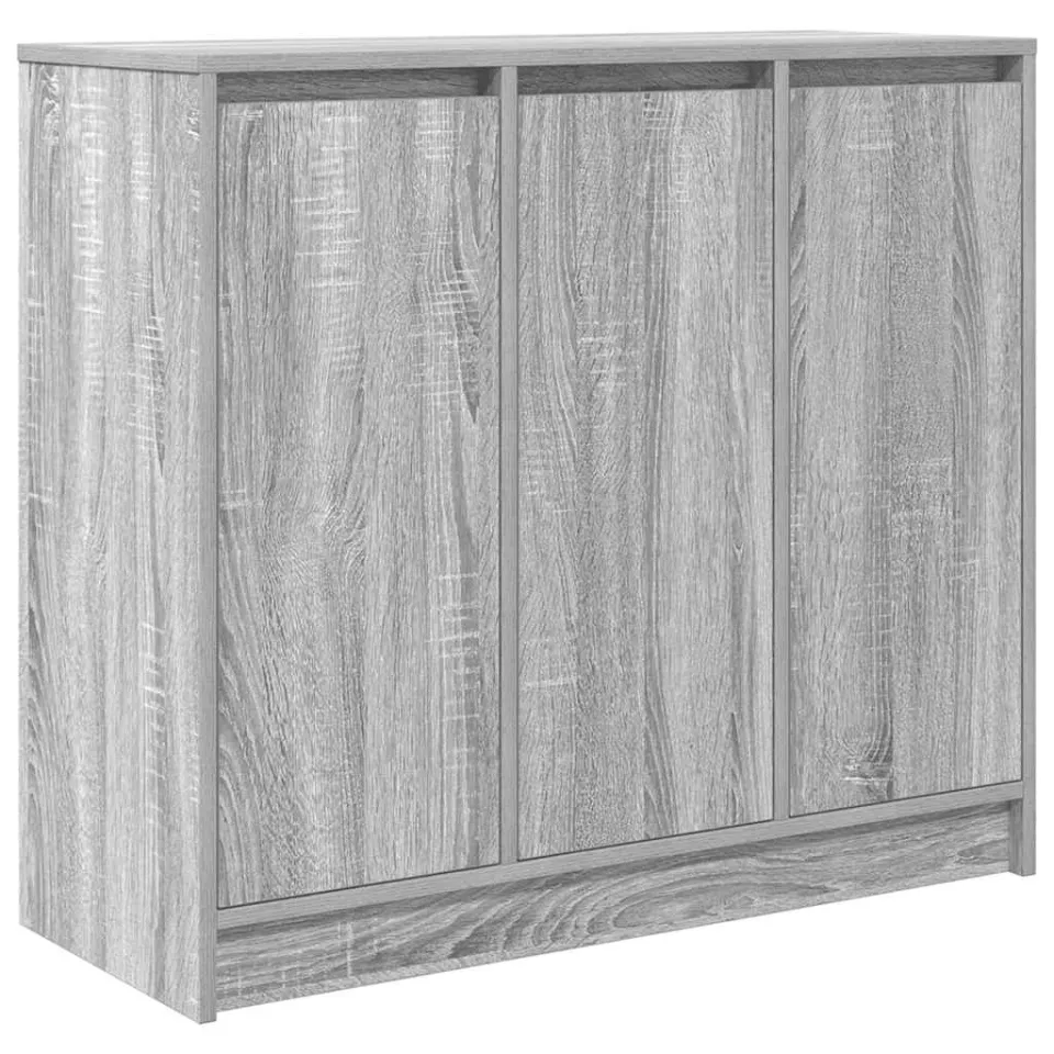 vidaXL Dressoir 85x34x76 cm spaanplaat grijs sonoma