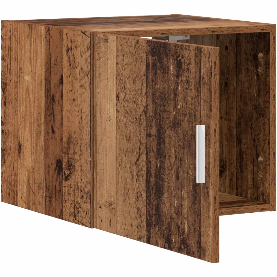 vidaXL Wandkast Oud hout 45 x 42,5 x 40 cm Bewerkt hout bruin, foto 3