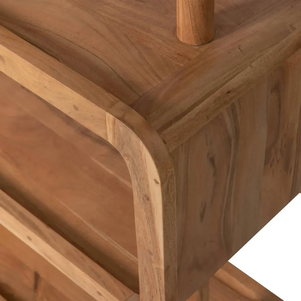 WOOOD Rattle open kast naturel, foto 6