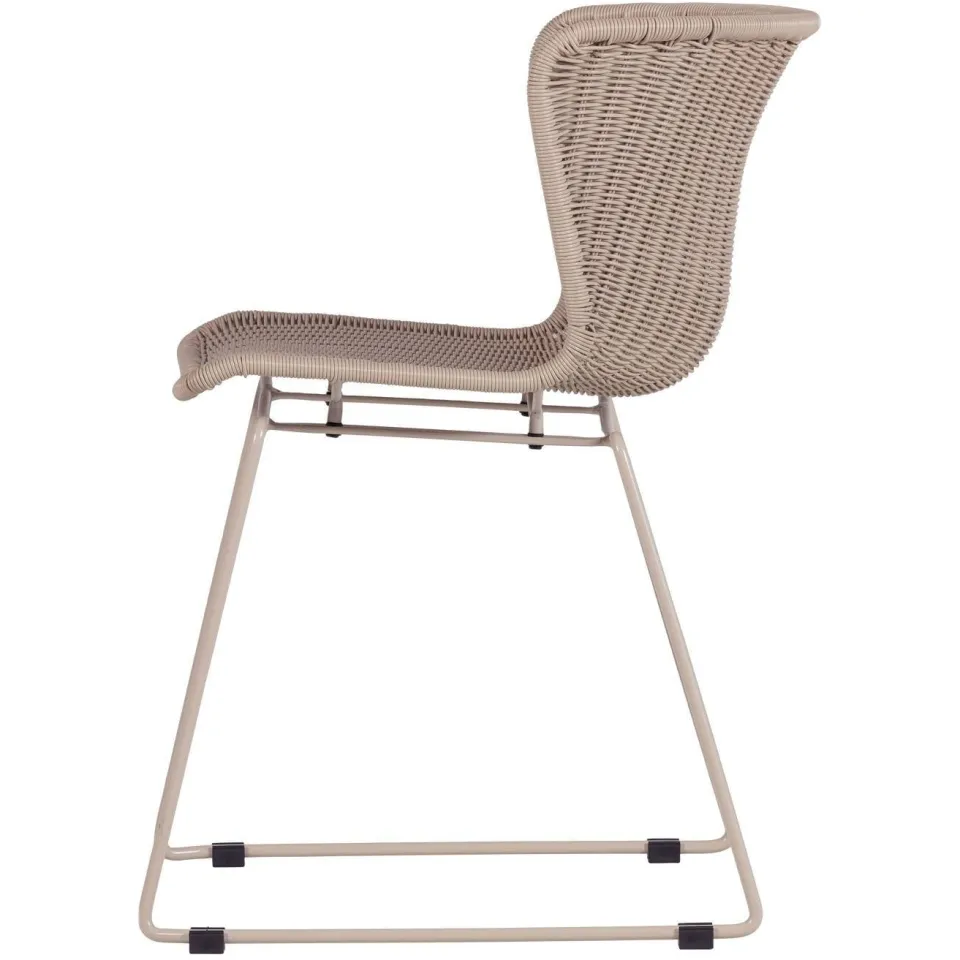 WOOOD Wings Tuinstoelen - Touw/Metaal - Naturel - Set van 2, foto 3