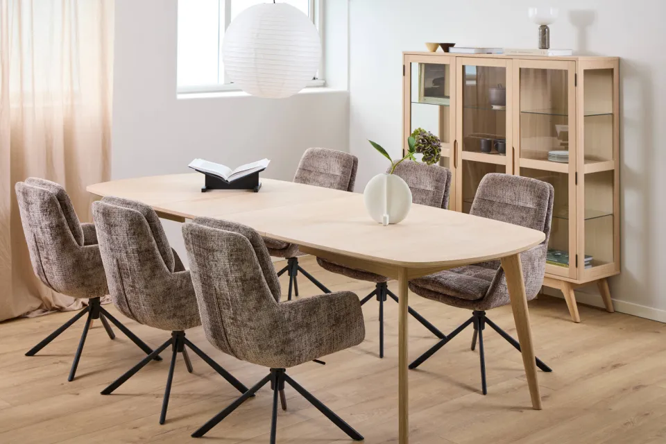 Wehkamp Home Emiel eetkamerstoel bruin, foto 3
