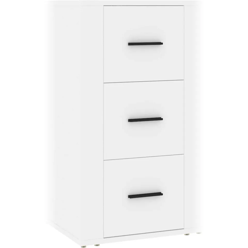 vidaXL Dressoir 40x33x70 cm bewerkt hout wit