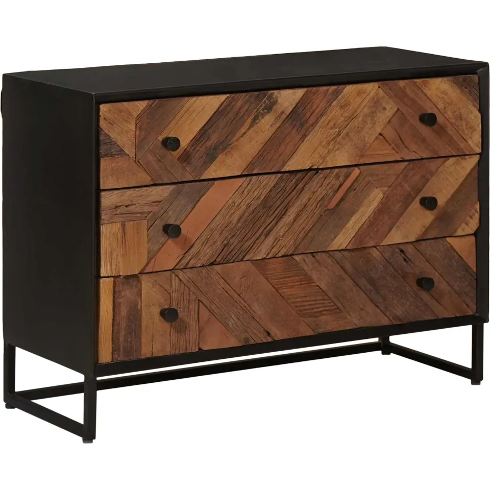 vidaXL Ladenkast met lade 75 x 30 x 54 cm bruin, foto 4