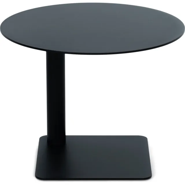 Spinder Design bijzettafel Sunny 30 - Zwart - Ø 40 - Staal