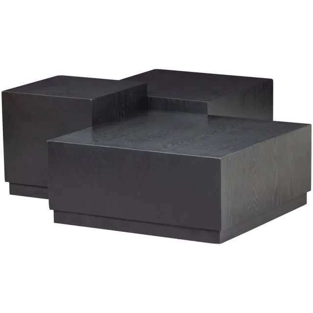 WOOOD Pim bijzettafels zwart black