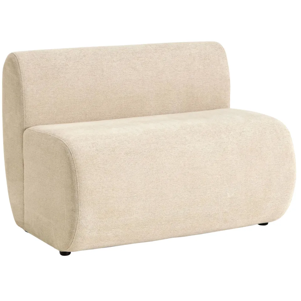 Studio LIVIT Delia 2-zits element eetkamerbank beige, foto 5