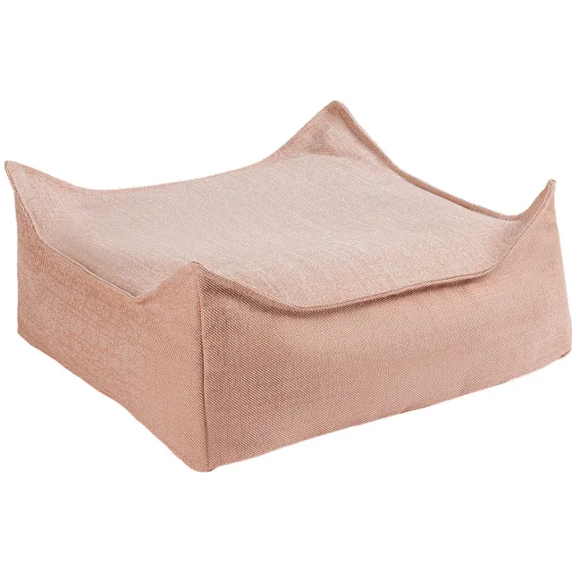Wigiwama Outdoor Square Ottoman / Poef - 60x60x20cm - Seashell Roze