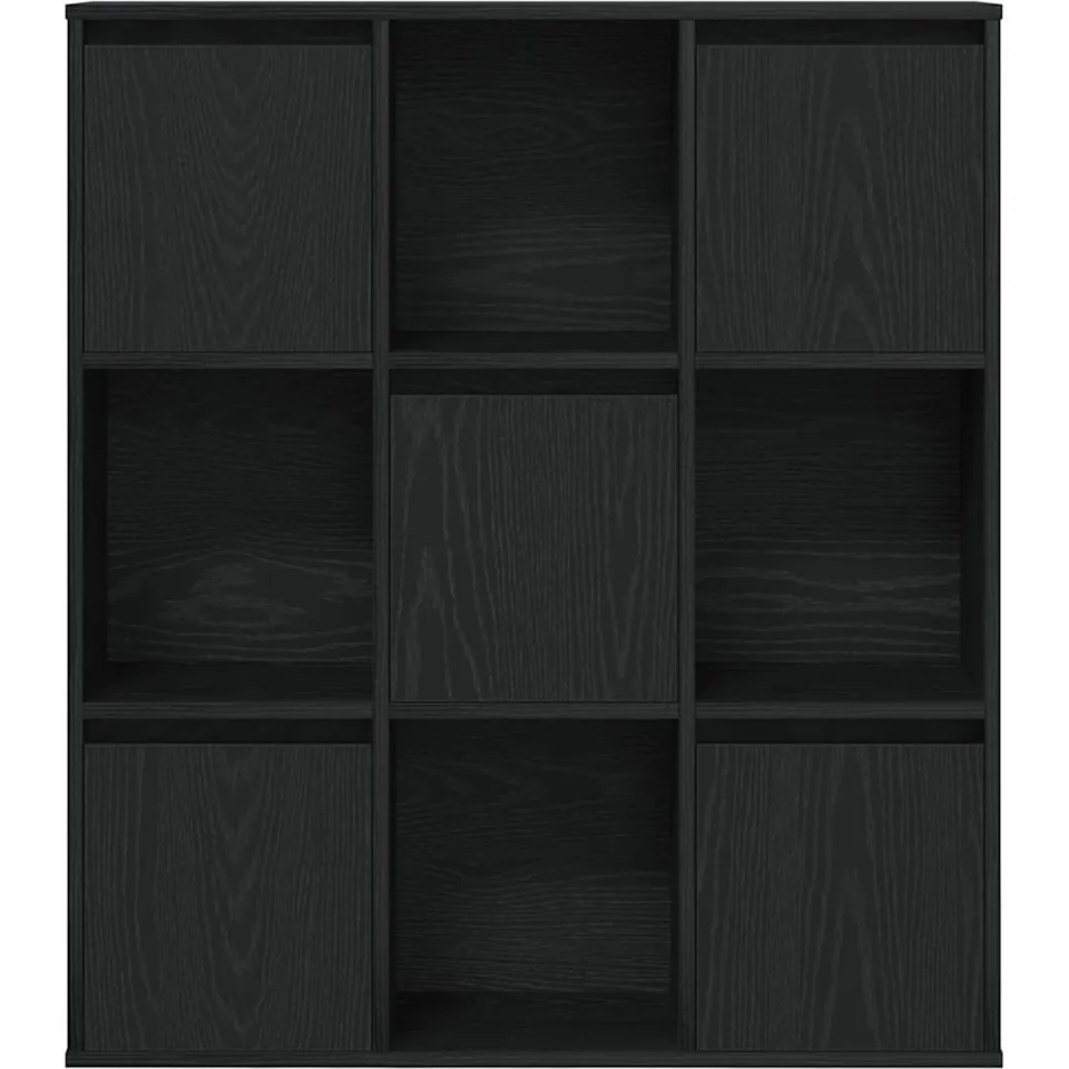 vidaXL Boekenkast 89x24x101,5 cm bewerkt hout zwart eikenkleurig, foto 4