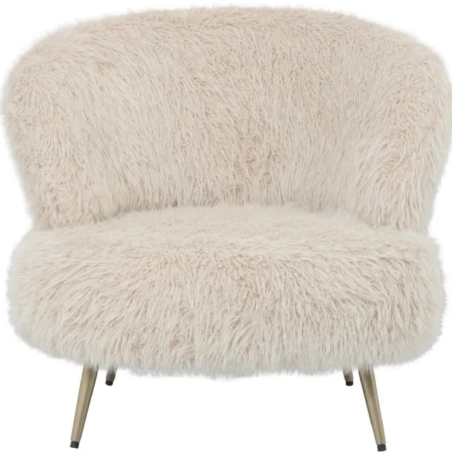 PTMD Fauteuil Franklyn - Beige - 83x85x77cm