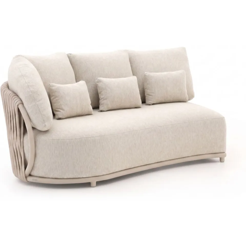 Suns Vivaro/Nova hoek loungeset 5-delig Taupe