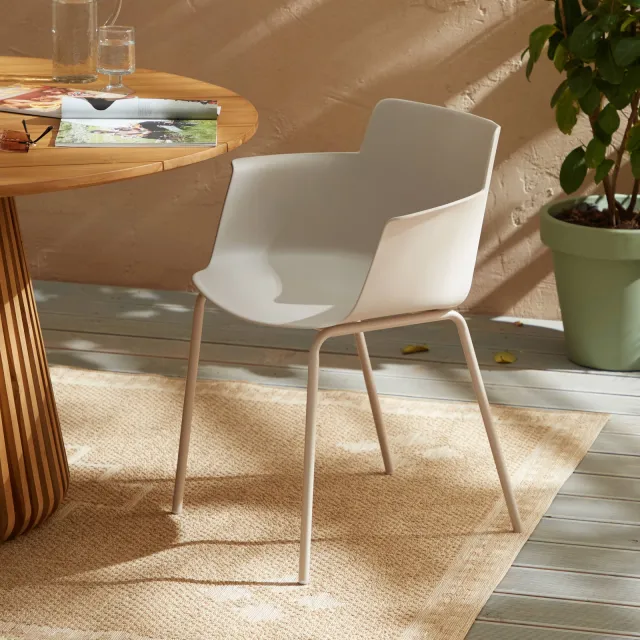 NOUS Garden Salsa tuinstoel off-white, foto 2