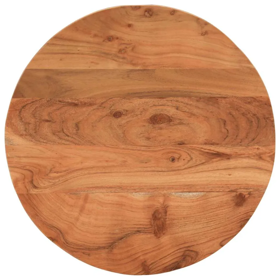 vidaXL Tafelblad rond Ø40x2,5 cm massief acaciahout bruin