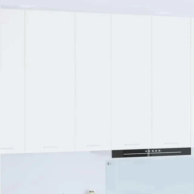 vidaXL Hangkast Wit 30 x 31 x 100 cm Bewerkt hout