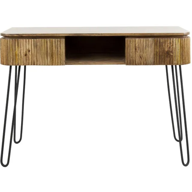 Fraaai Sedona kaptafel 110 cm mangohout zandkleur Naturel