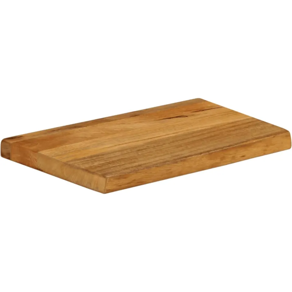 vidaXL Tafelblad met natuurlijke rand 50x20x3,8 cm massief mangohout Bruin