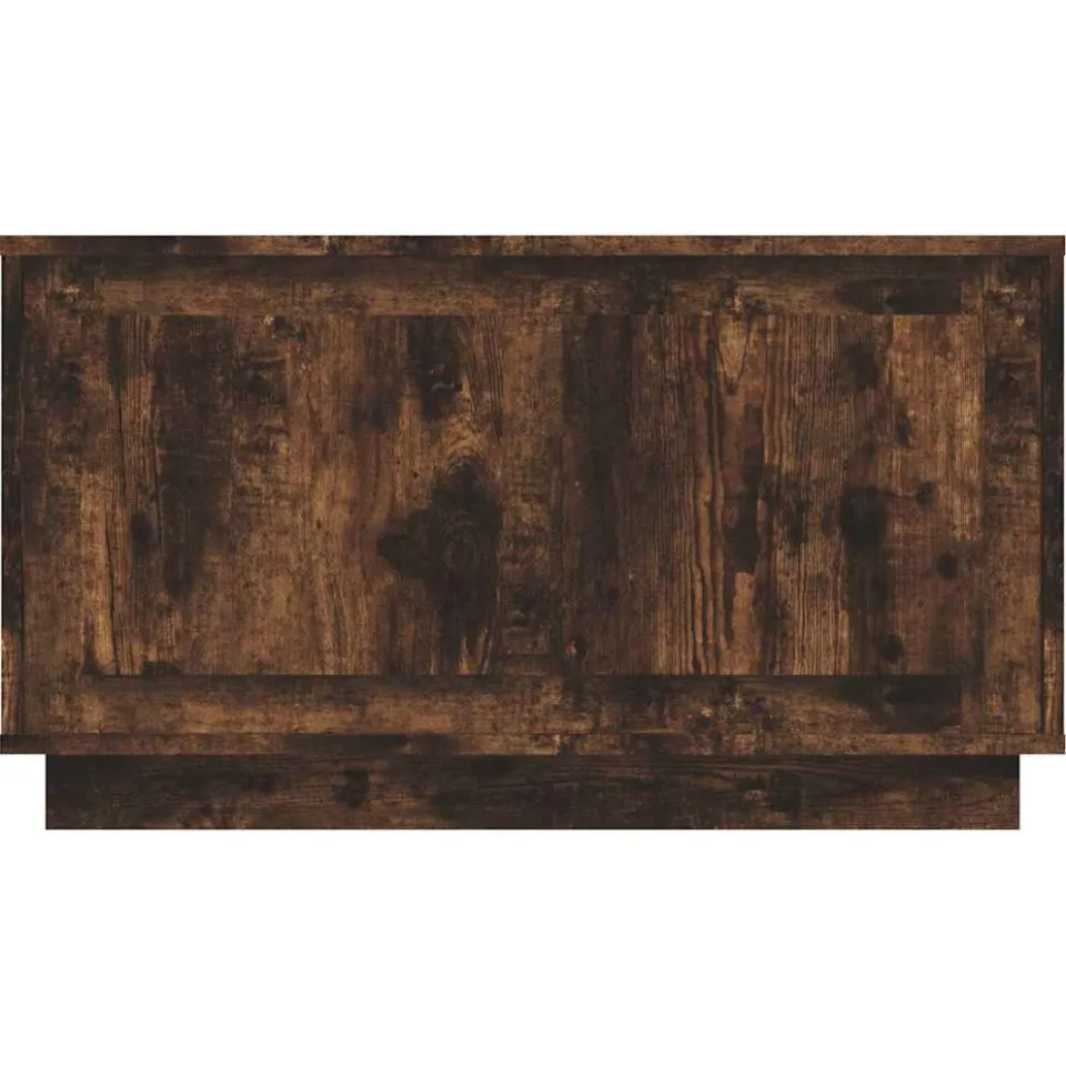 vidaXL Tv-meubel 80x35x45 cm bewerkt hout gerookt eikenkleurig, foto 3