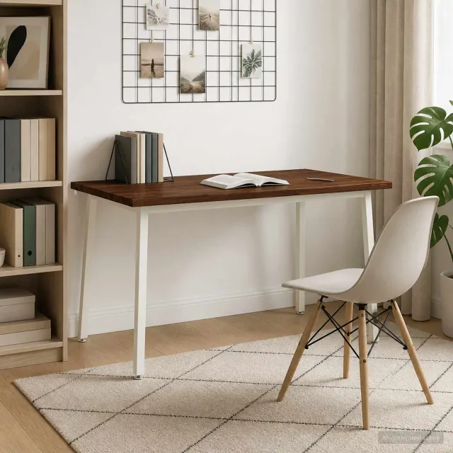 vidaXL Live Edge Eettafel 140 x 90 x 75 cm Massief Acaciahout bruin