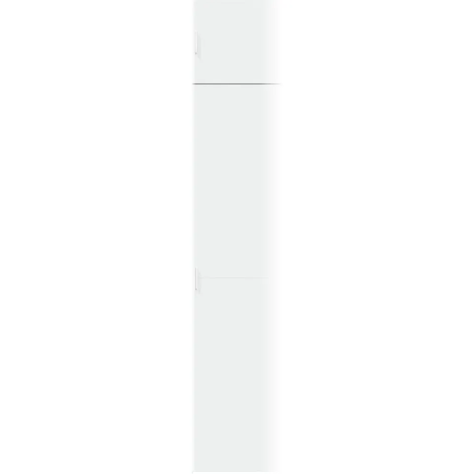 vidaXL Opbergkast smal 45x42,5x225 cm bewerkt hout wit