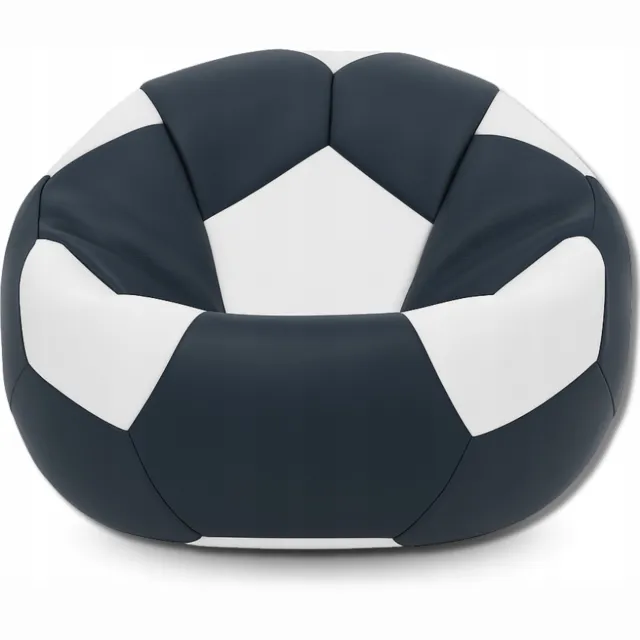 Cronen XXXXL Voetbal Puf Zitzak 100cm Waterdicht - Comfort & Stijl Multicolor