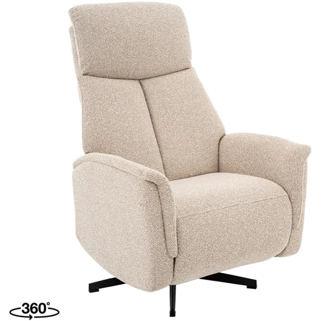 LABEL51 Aarhus Fauteuil - Naturel - Royal Stof - 2-Motorig