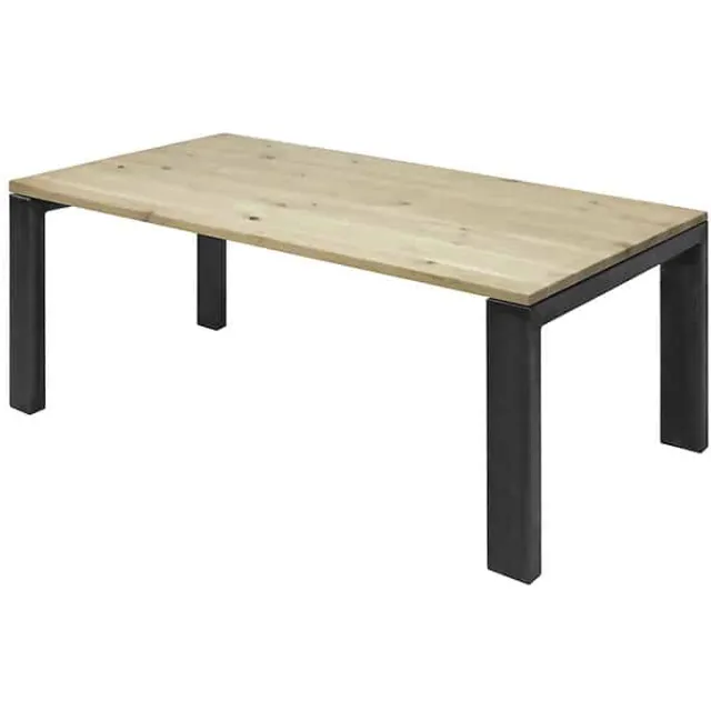 Eikenhouten tafel Baskin N-poot