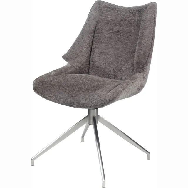 HTfurniture Aone-Eetkamerstoel C-5145-A (MONA Linnen) 360 graden draaibaar