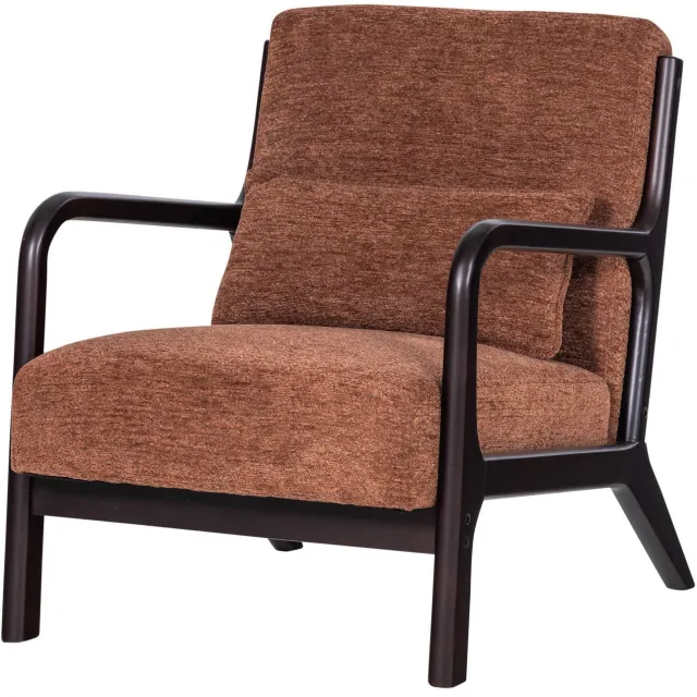WOOOD Mark Fauteuil - Chenille - Zand - 75x67x82 brown