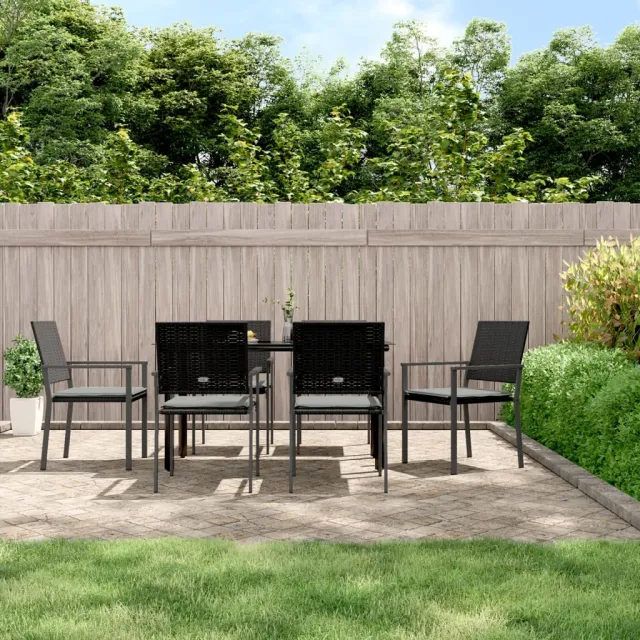vidaXL 7-delige Tuinset met kussens poly rattan en staal, foto 2
