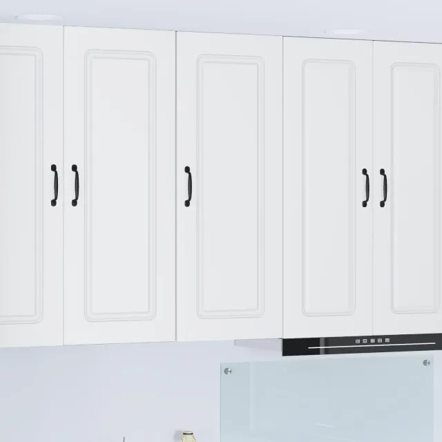 vidaXL Vaatwasserpaneel KALMAR Wit 40 x 31 x 100 cm Bewerkt hout
