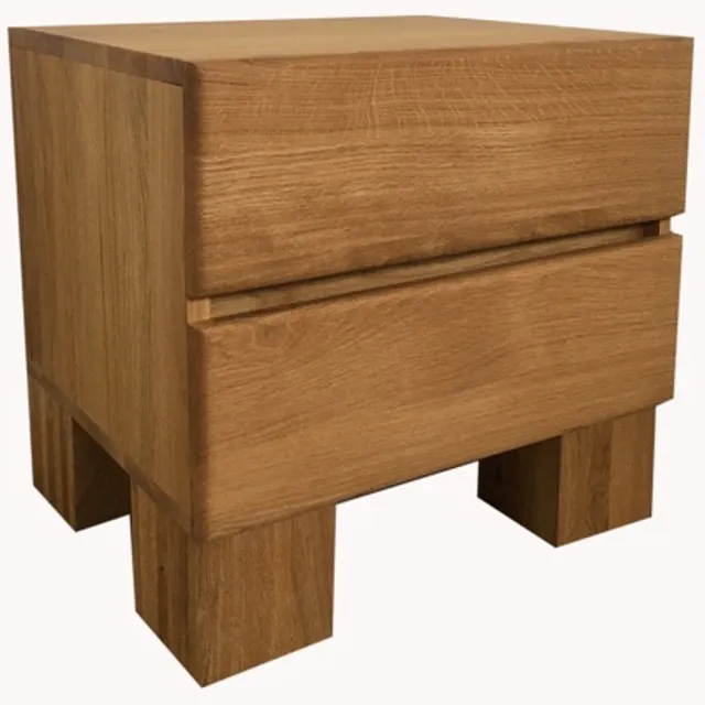 Bed Box Wonen Nachtkastje Obzor Premium eiken Natuur geolied
