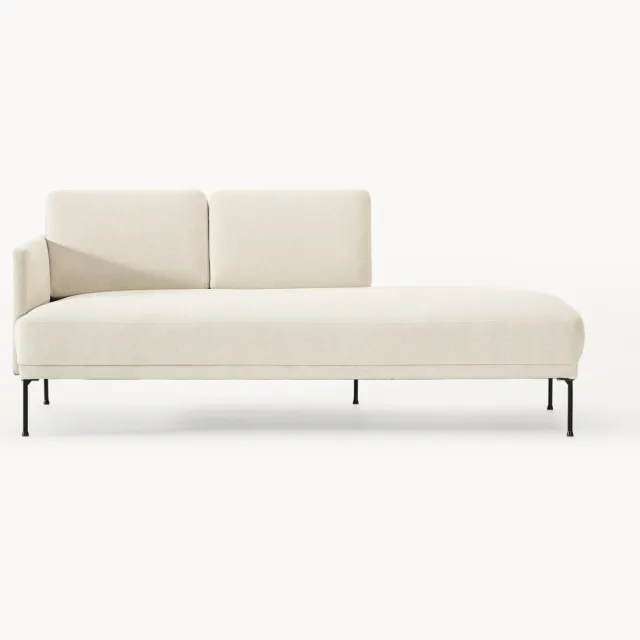 Westwing Collection Stoel Fluente Wit