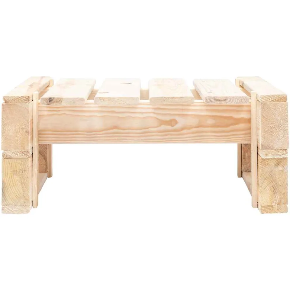 vidaXL Tuinhocker pallet hout Bruin