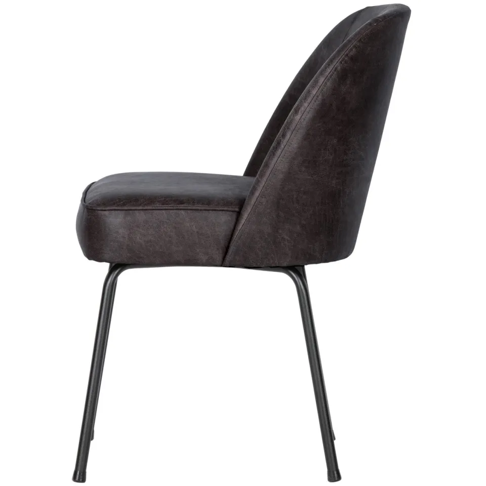 WOOOD Vogue eetkamerstoel zwart, foto 3
