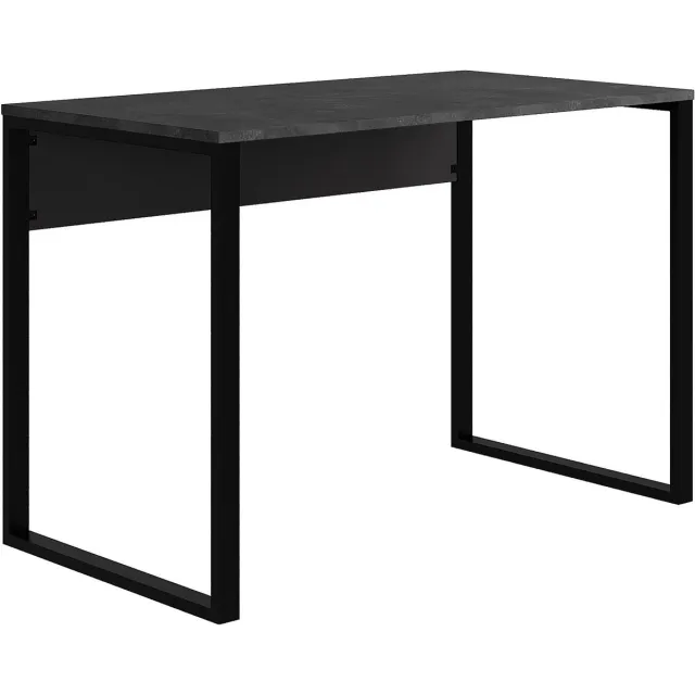 Hocus Picus Bureau - Retro Grijs/Zwart - 100x60x75 cm (METAL BLACK) RETRO GREY-SILKY BLACK