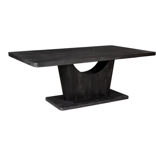 Starfurn Eettafel Voco - Zwart - 110x200x76 cm