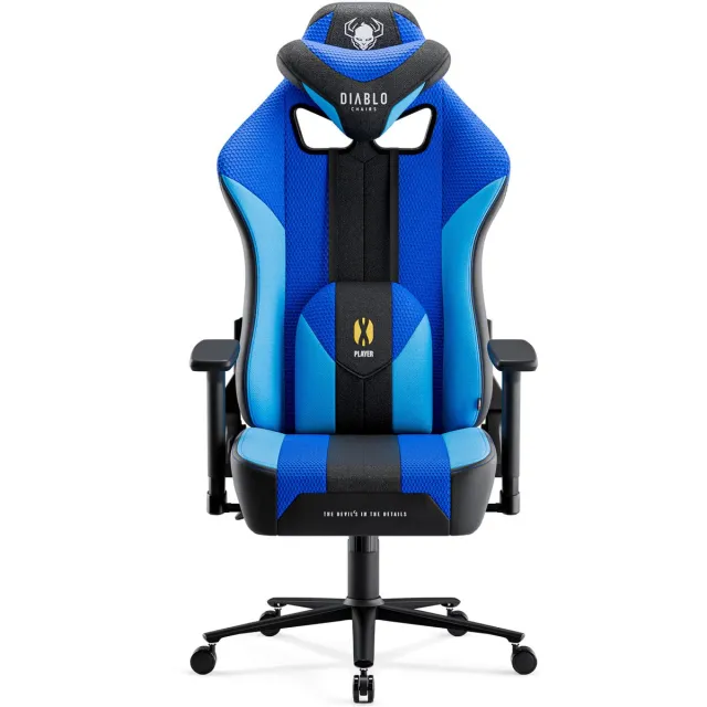 Diablo Chairs Gaming stoel X-Player 2.0 - Bureaustoel verstelbaar - King size - Vorstzwart