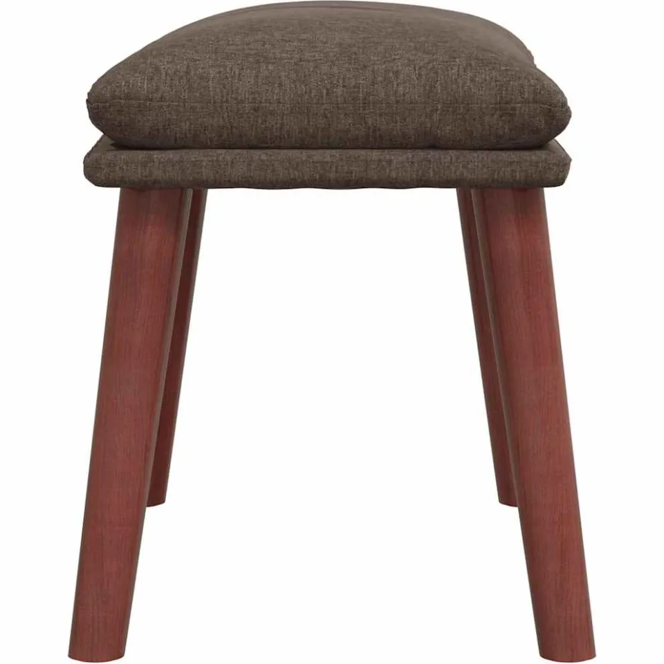vidaXL Voetenbank 45x29,5x35 cm stof taupe, foto 4
